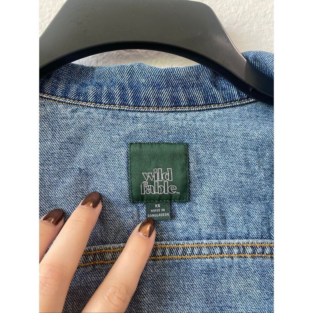 Wild Fable Denim Jacket Size Xs - Picture 5 of 6